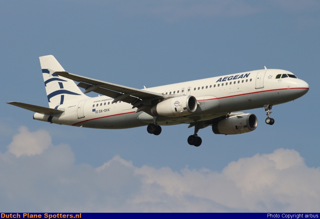 SX-DVX Airbus A320 Aegean Airlines by airbus