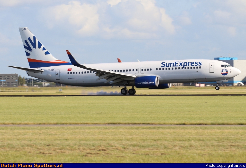 TC-SNI Boeing 737-800 SunExpress by airbus