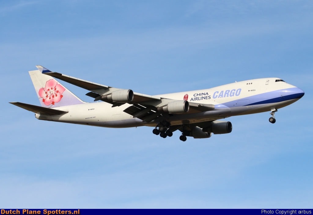 B-18721 Boeing 747-400 China Airlines Cargo by airbus
