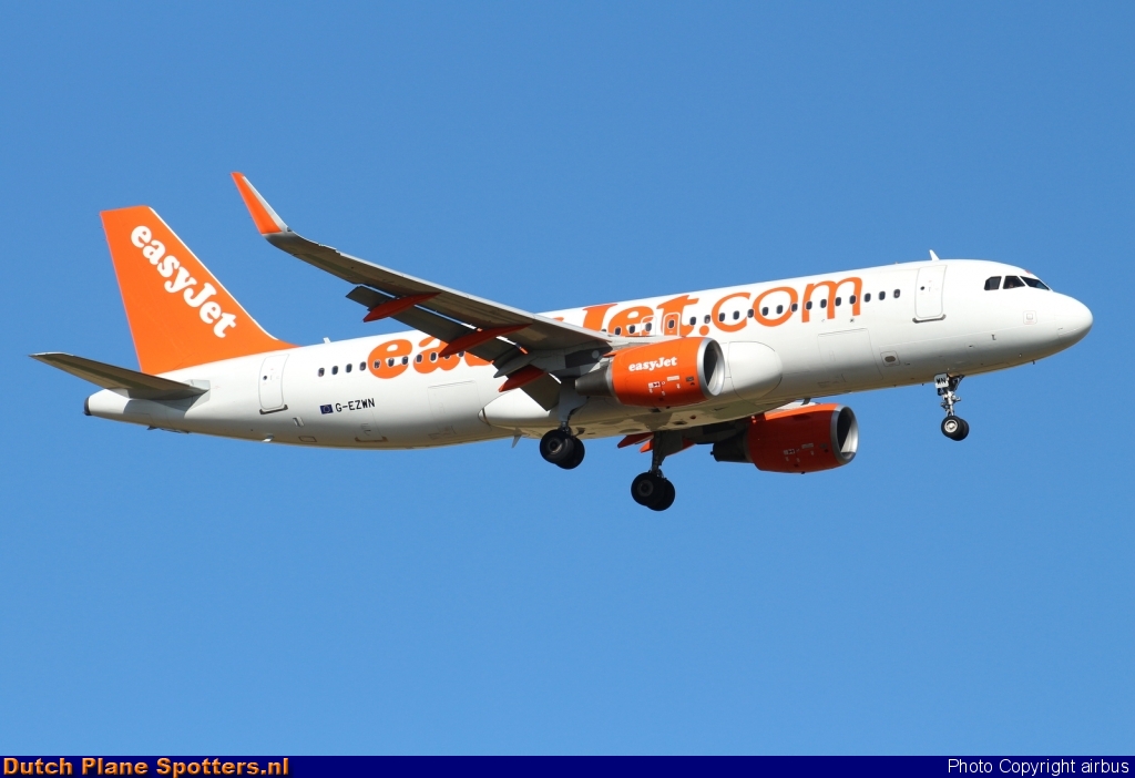 G-EZWN Airbus A320 easyJet by airbus