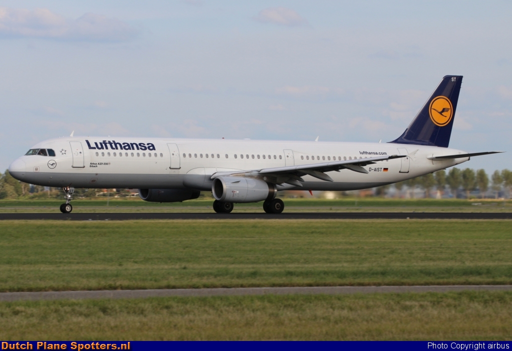 D-AIST Airbus A321 Lufthansa by airbus