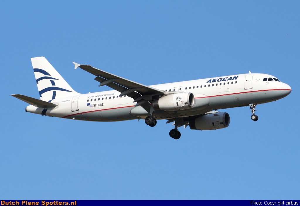 SX-DGE Airbus A320 Aegean Airlines by airbus
