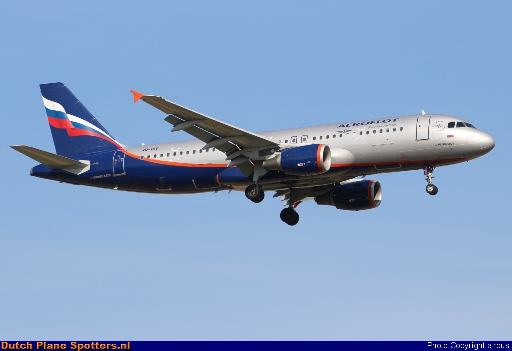 VQ-BIV Airbus A320 Aeroflot - Russian Airlines by airbus
