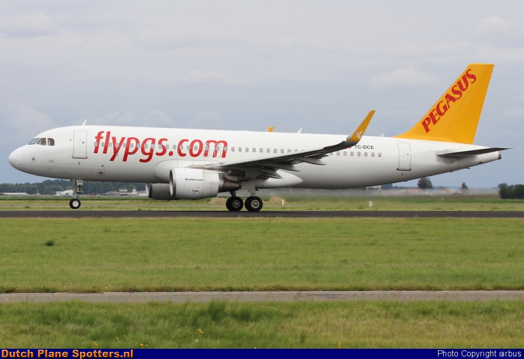 TC-DCE Airbus A320 Pegasus by airbus