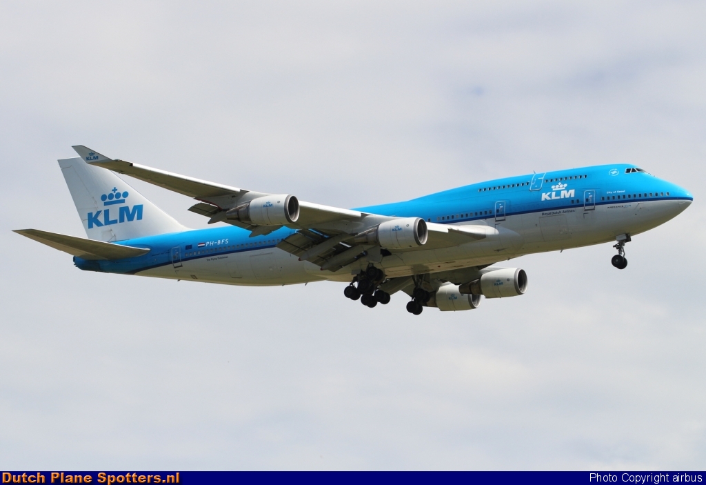 PH-BFS Boeing 747-400 KLM Royal Dutch Airlines by airbus