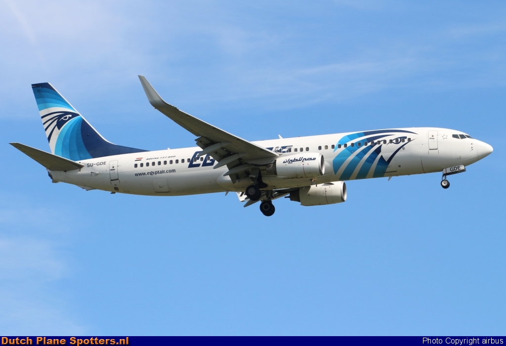 SU-GDE Boeing 737-800 Egypt Air by airbus