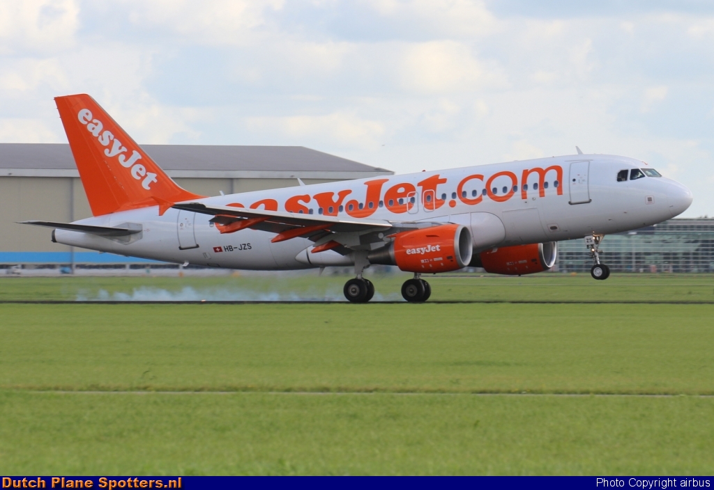 HB-JZS Airbus A319 easyJet Switzerland by airbus