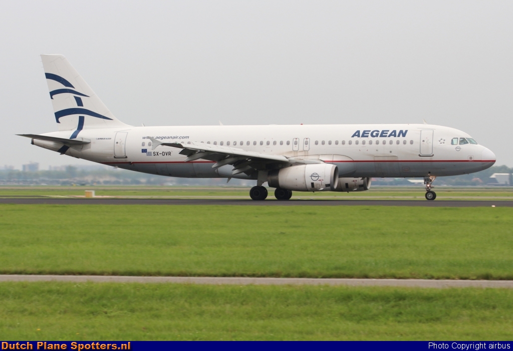 SX-DVR Airbus A320 Aegean Airlines by airbus