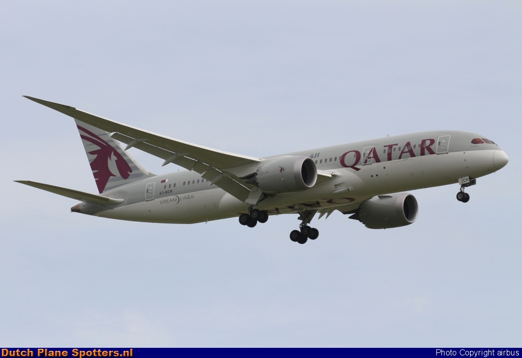 A7-BCR Boeing 787-8 Dreamliner Qatar Airways by airbus