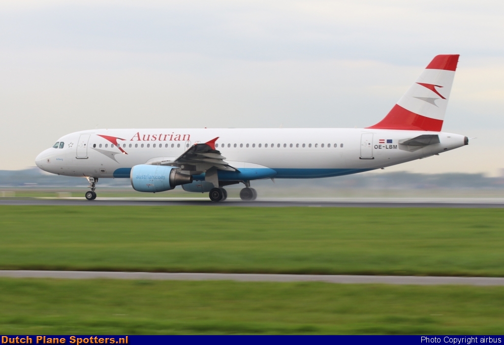 OE-LBM Airbus A320 Austrian Airlines by airbus