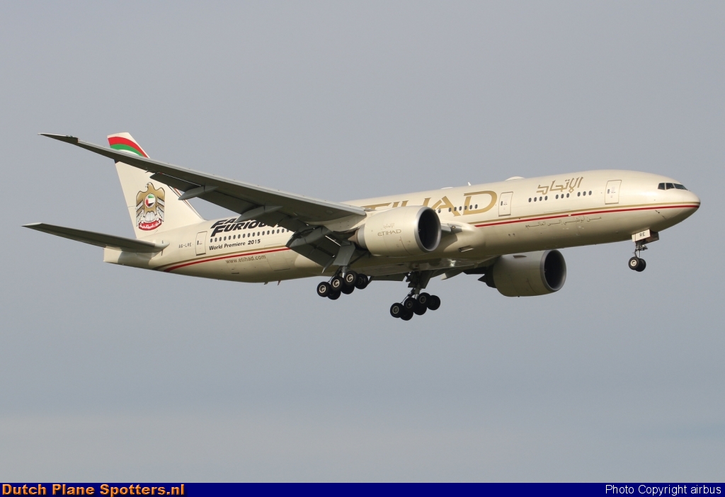 A6-LRE Boeing 777-200 Etihad by airbus
