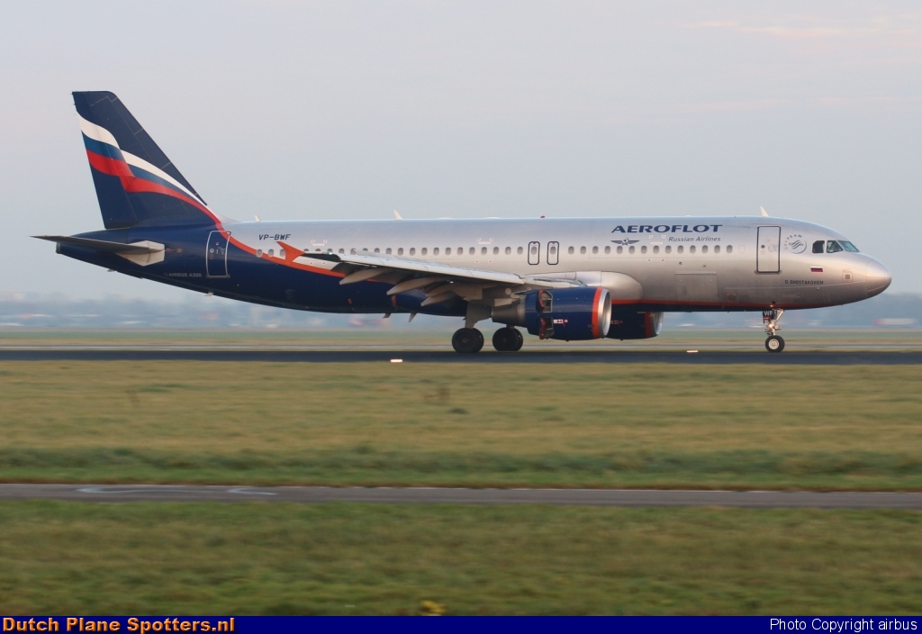 VP-BWF Airbus A320 Aeroflot - Russian Airlines by airbus