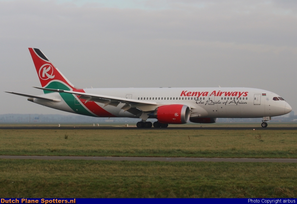 5Y-KZJ Boeing 787-8 Dreamliner Kenya Airways by airbus