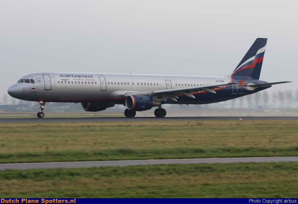VP-BRW Airbus A321 Aeroflot - Russian Airlines by airbus