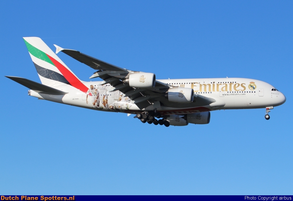 A6-EOA Airbus A380-800 Emirates by airbus