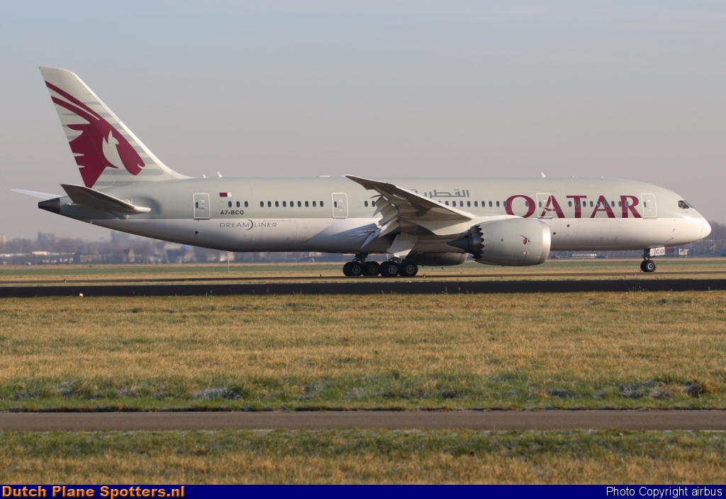 A7-BCO Boeing 787-8 Dreamliner Qatar Airways by airbus