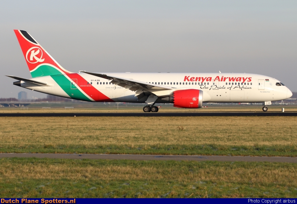 5Y-KZB Boeing 787-8 Dreamliner Kenya Airways by airbus