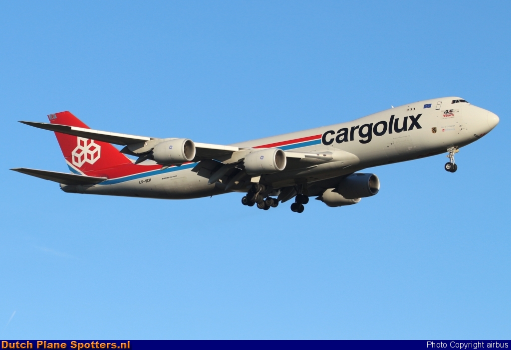 LX-VCH Boeing 747-400 Cargolux by airbus