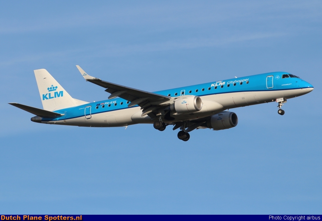 PH-EXE Embraer 190 KLM Cityhopper by airbus