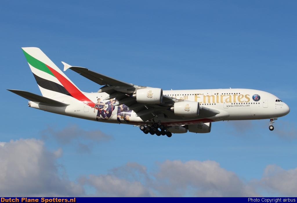 A6-EOT Airbus A380-800 Emirates by airbus