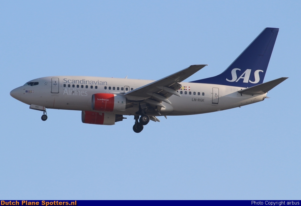 LN-RGK Boeing 737-600 SAS Scandinavian Airlines by airbus