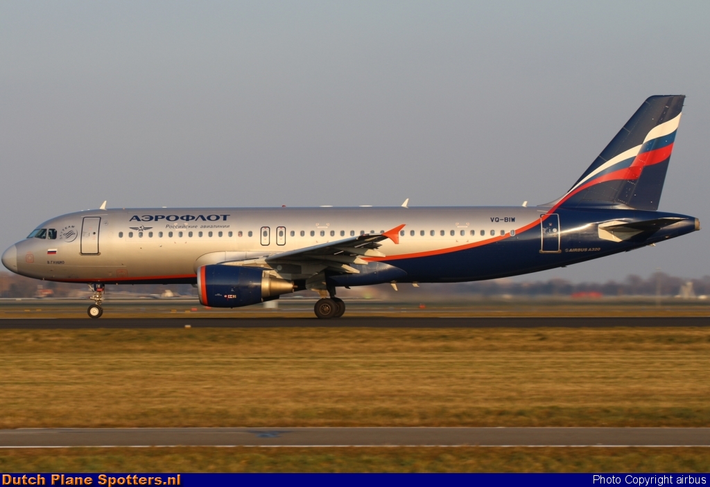VQ-BIW Airbus A320 Aeroflot - Russian Airlines by airbus