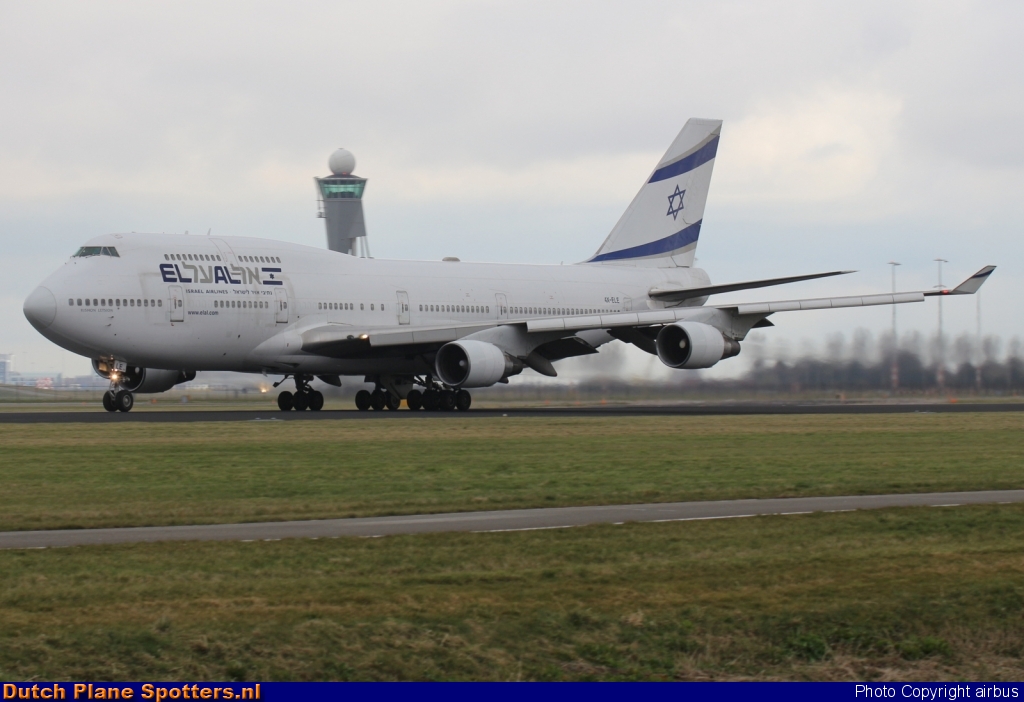 4X-ELE Boeing 747-400 El Al Israel Airlines by airbus