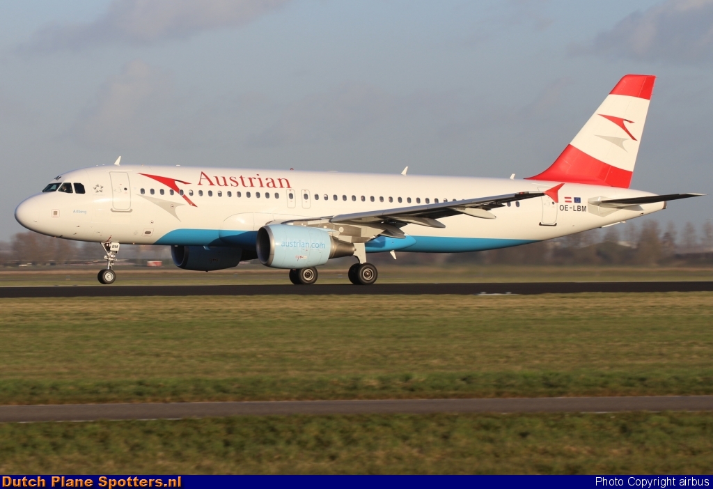 OE-LBM Airbus A320 Austrian Airlines by airbus