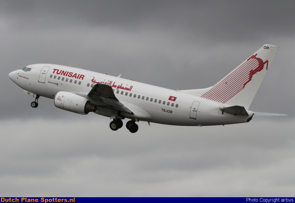 TS-IOR Boeing 737-600 Tunisair by airbus