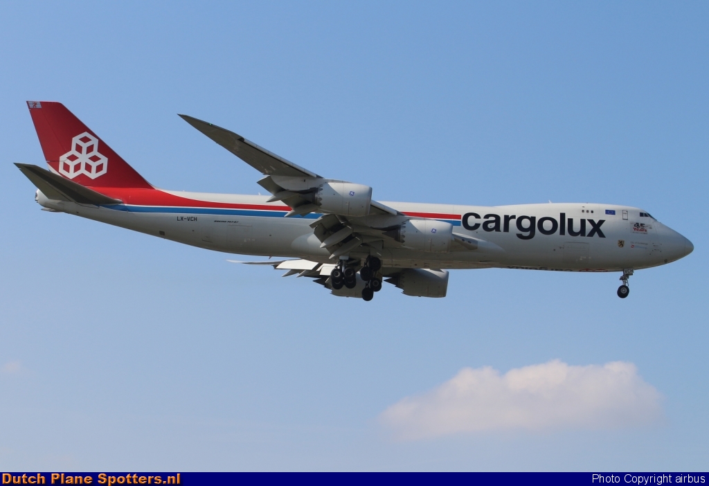 LX-VCH Boeing 747-400 Cargolux by airbus