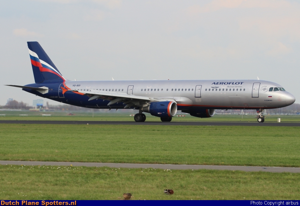 VQ-BOI Airbus A321 Aeroflot - Russian Airlines by airbus