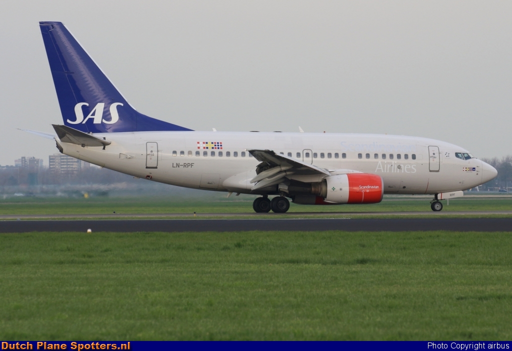 LN-RPF Boeing 737-600 SAS Scandinavian Airlines by airbus