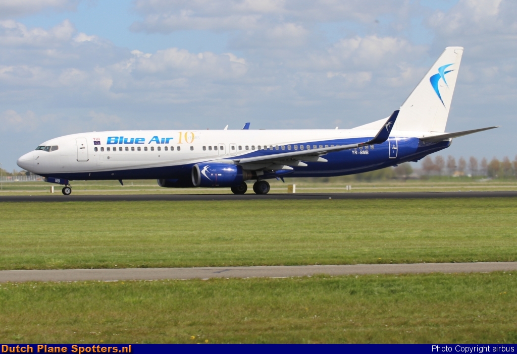 YR-BMB Boeing 737-800 Blue Air by airbus