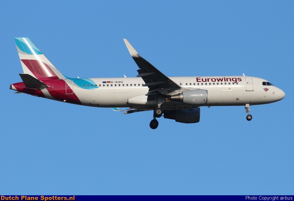 D-AIZQ Airbus A320 Eurowings by airbus