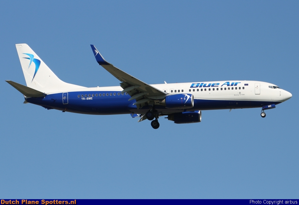 YR-BME Boeing 737-800 Blue Air by airbus
