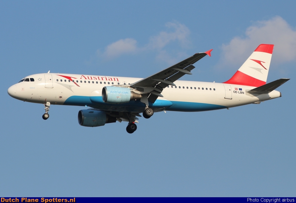 OE-LBN Airbus A320 Austrian Airlines by airbus