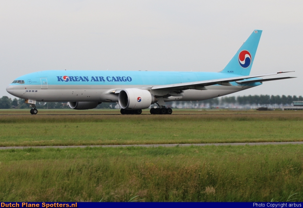 HL8251 Boeing 777-F Korean Air Cargo by airbus