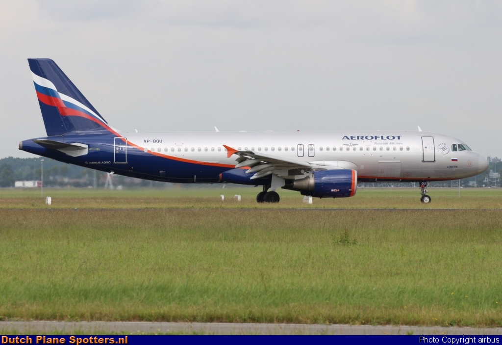 VP-BQU Airbus A320 Aeroflot - Russian Airlines by airbus