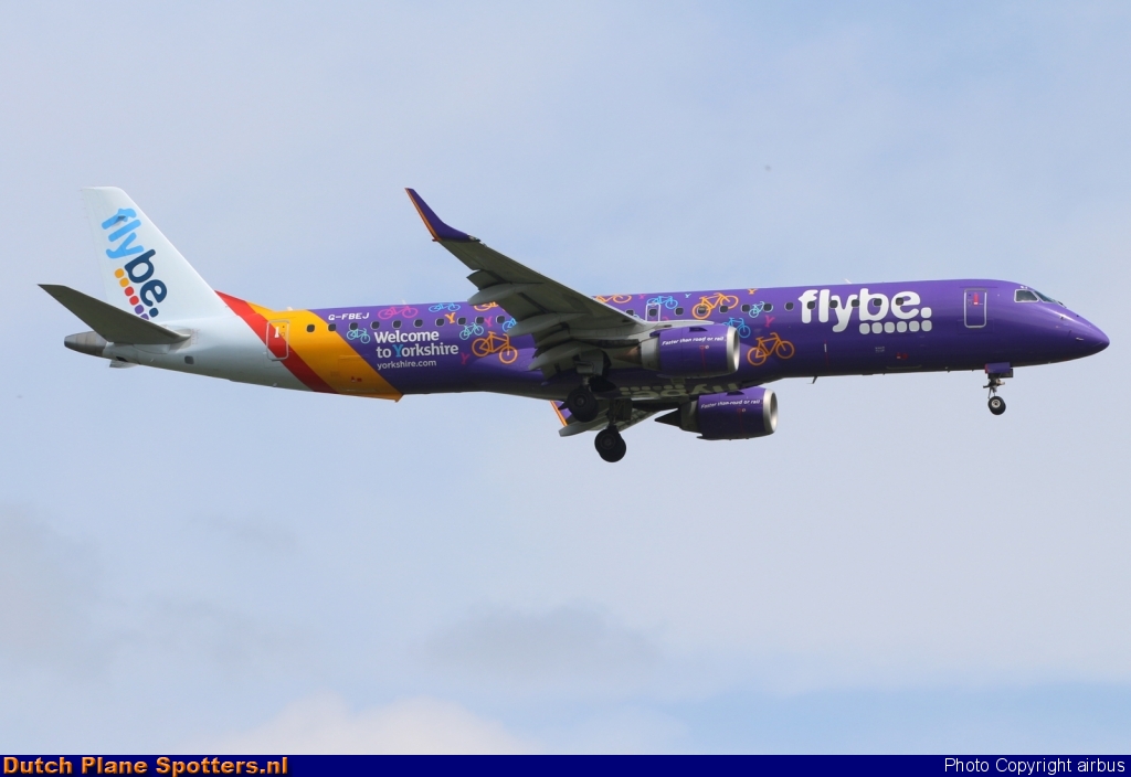 G-FBEJ Embraer 195 Flybe by airbus
