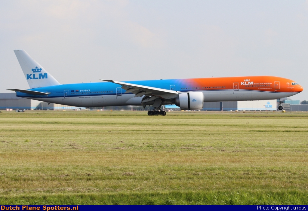PH-BVA Boeing 777-300 KLM Royal Dutch Airlines by airbus