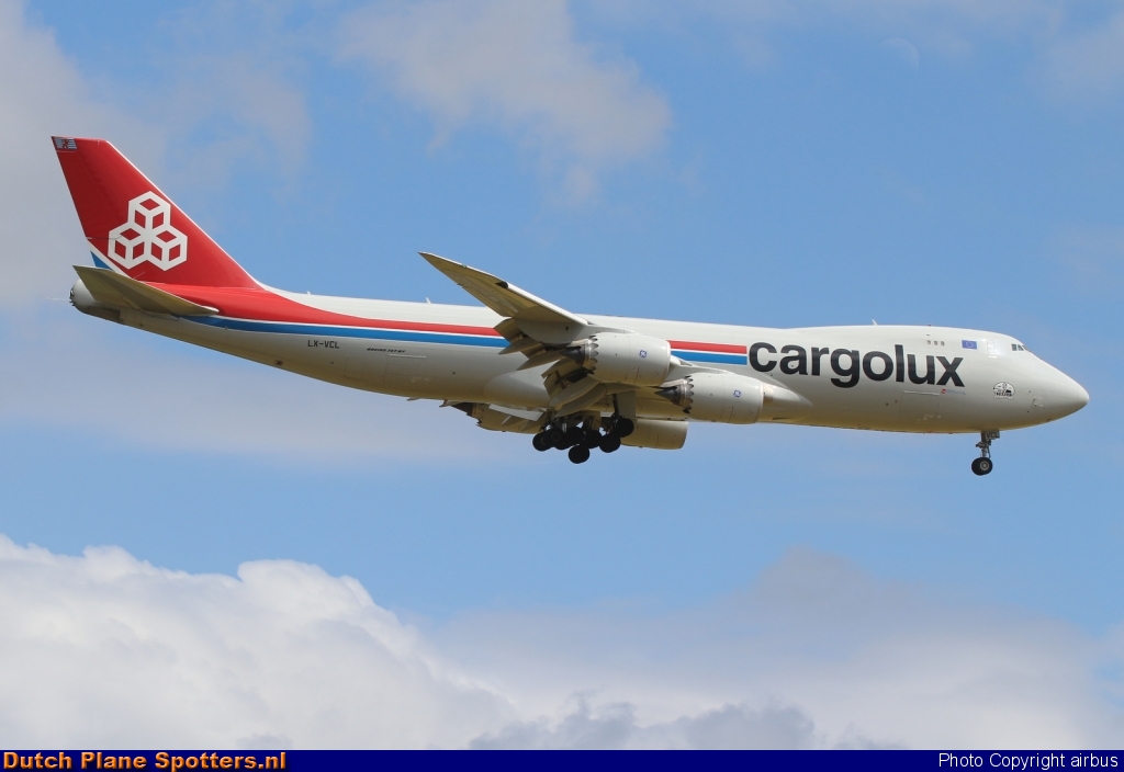 LX-VCL Boeing 747-8 Cargolux by airbus