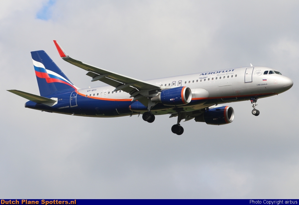 VP-BTI Airbus A320 Aeroflot - Russian Airlines by airbus