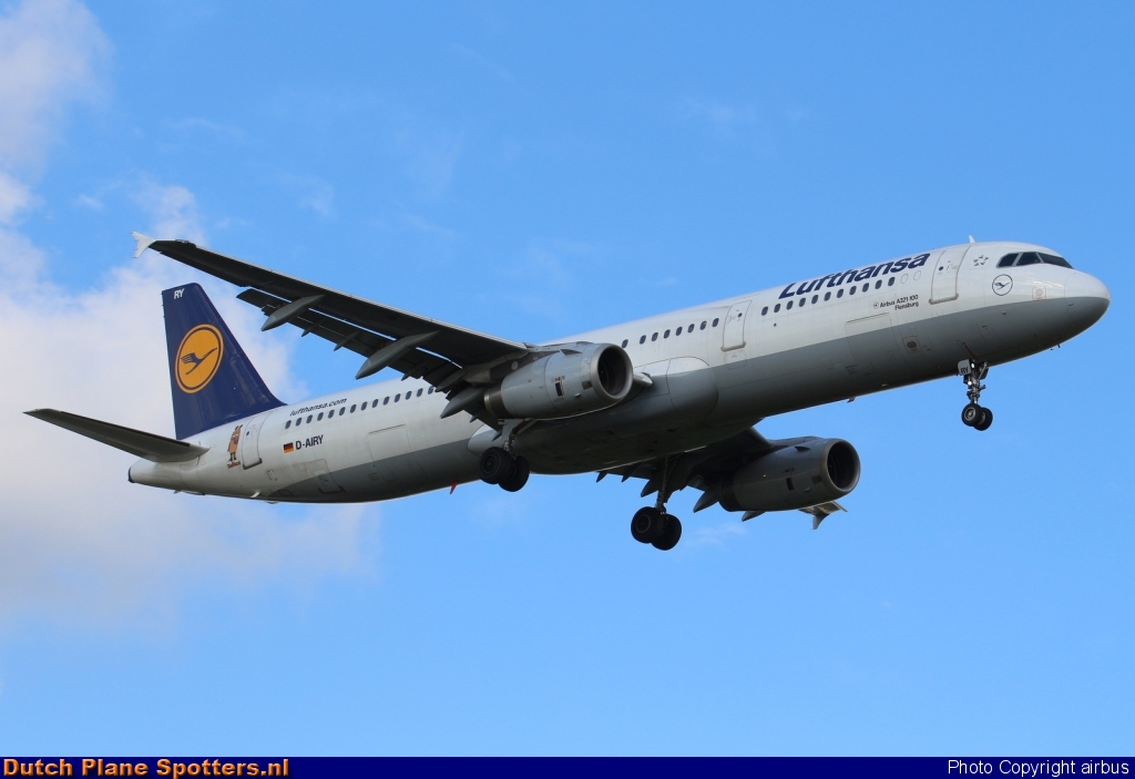 D-AIRY Airbus A321 Lufthansa by airbus