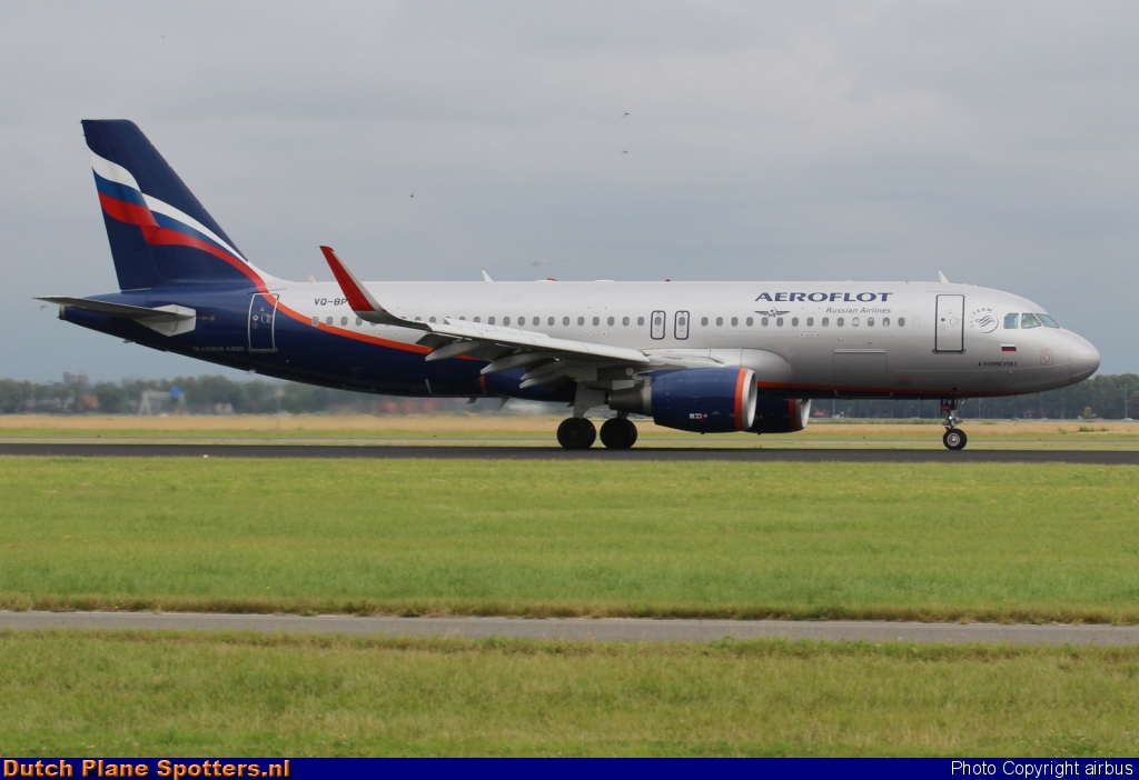 VQ-BPW Airbus A320 Aeroflot - Russian Airlines by airbus