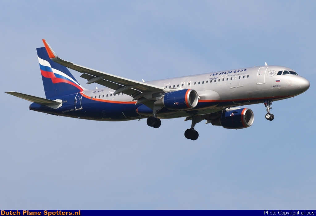 VP-BJY Airbus A320 Aeroflot - Russian Airlines by airbus