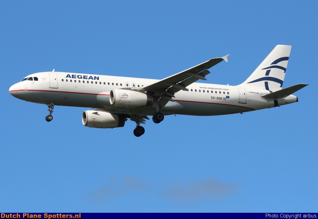 SX-DGK Airbus A320 Aegean Airlines by airbus