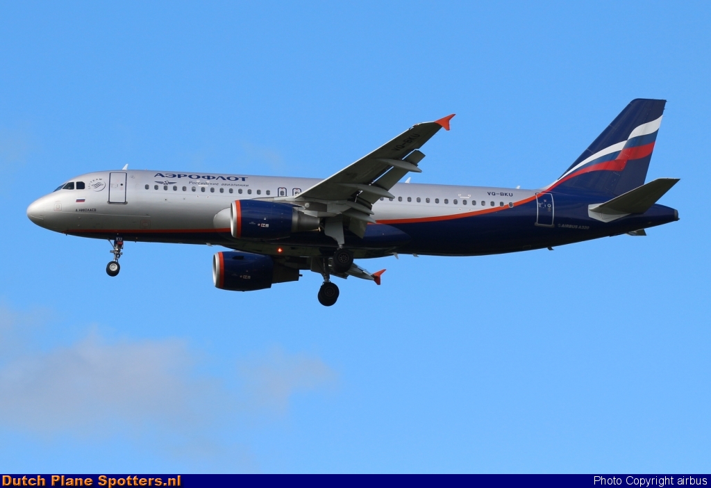 VQ-BKU Airbus A320 Aeroflot - Russian Airlines by airbus