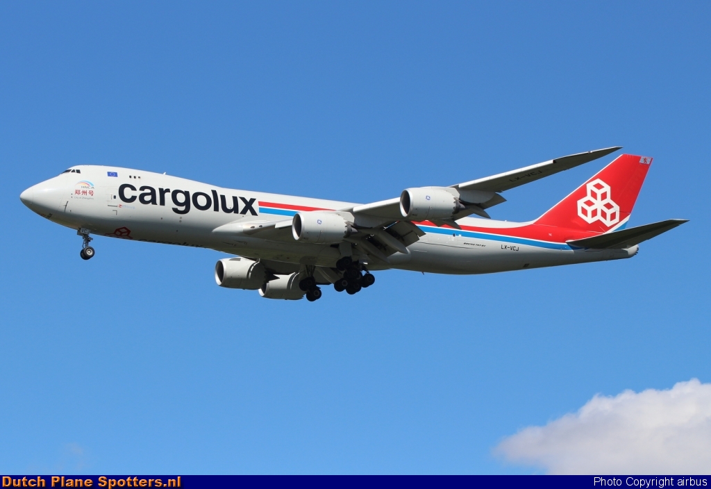 LX-VCJ Boeing 747-8 Cargolux by airbus