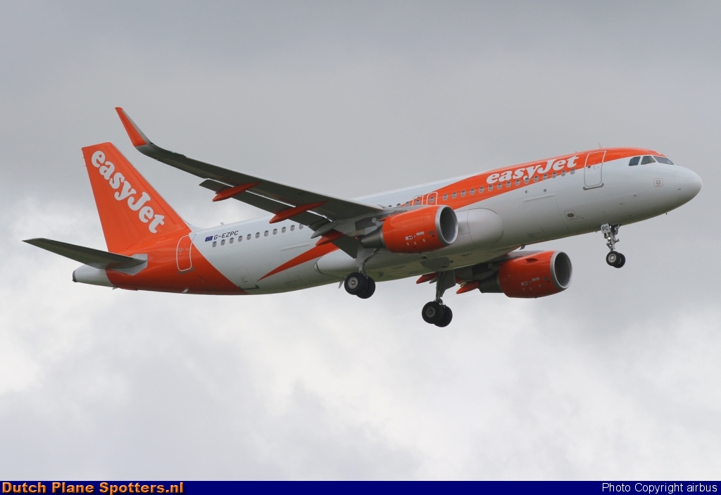 G-EZPC Airbus A320 easyJet by airbus