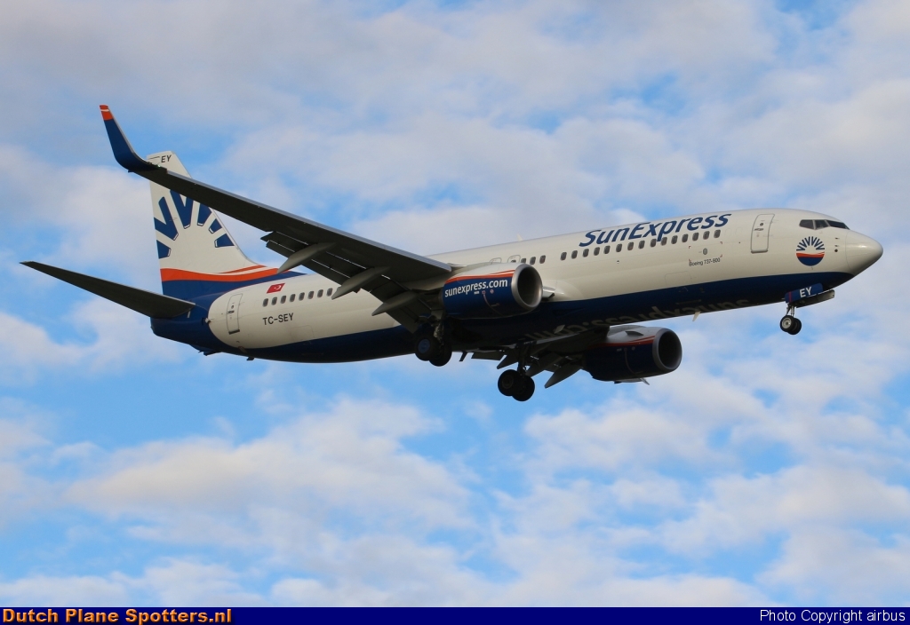 TC-SEY Boeing 737-800 SunExpress by airbus